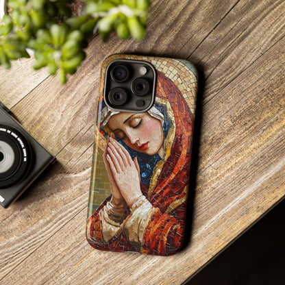 Virgin Mary Phone Case, Catholic Phone Case, Christian Aesthetic Case, Religious iPhone Case, Saint Art Case, Faith Gift