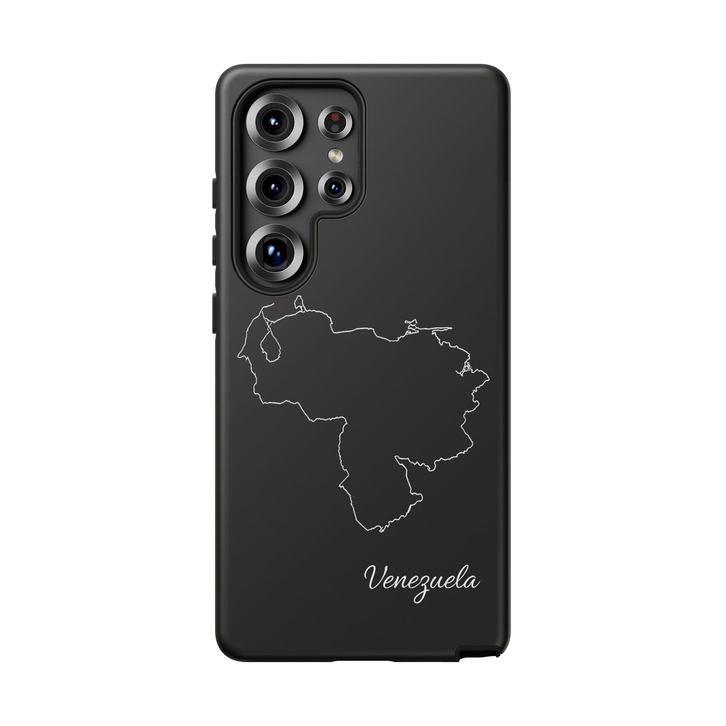 Venezuela Outline Phone Case – Minimal Country Map Tough Case (iPhone, Samsung, Pixel)