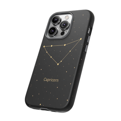 Capricorn Zodiac Constellation Phone Case – Luxe Gold Celestial Cover