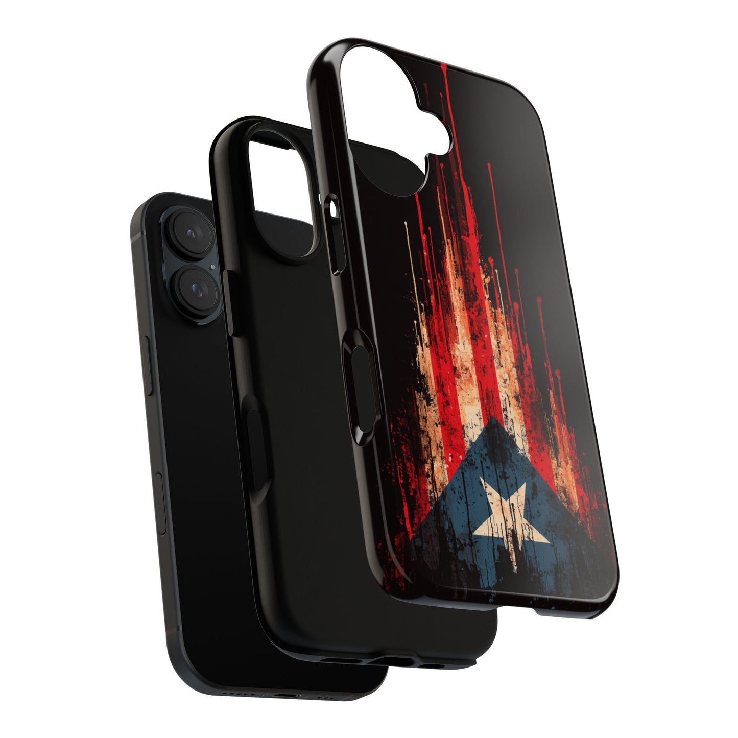 Puerto Rico Flag Phone Case | Distressed Puerto Rican Flag Tough Case | Boricua Pride Protective iPhone Samsung Cover