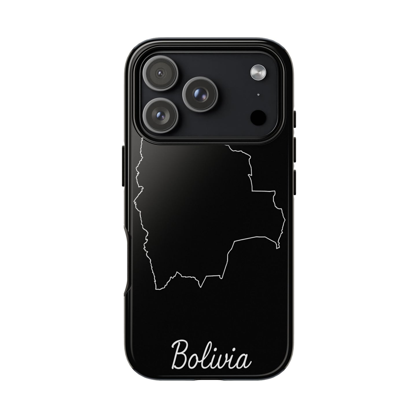 Bolivia Outline Phone Case – Minimal Country Map Tough Cover