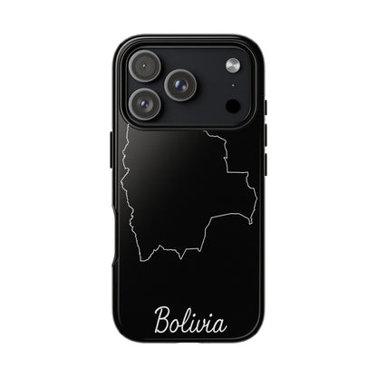 Bolivia Outline Phone Case – Minimal Country Map Tough Cover