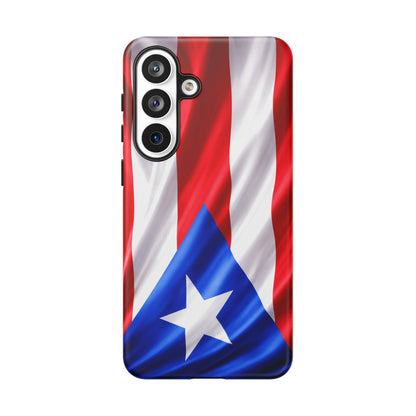Puerto Rico Flag Phone Case | Boricua Pride Tough Case | Puerto Rican Flag Protective Cover for iPhone & Samsung