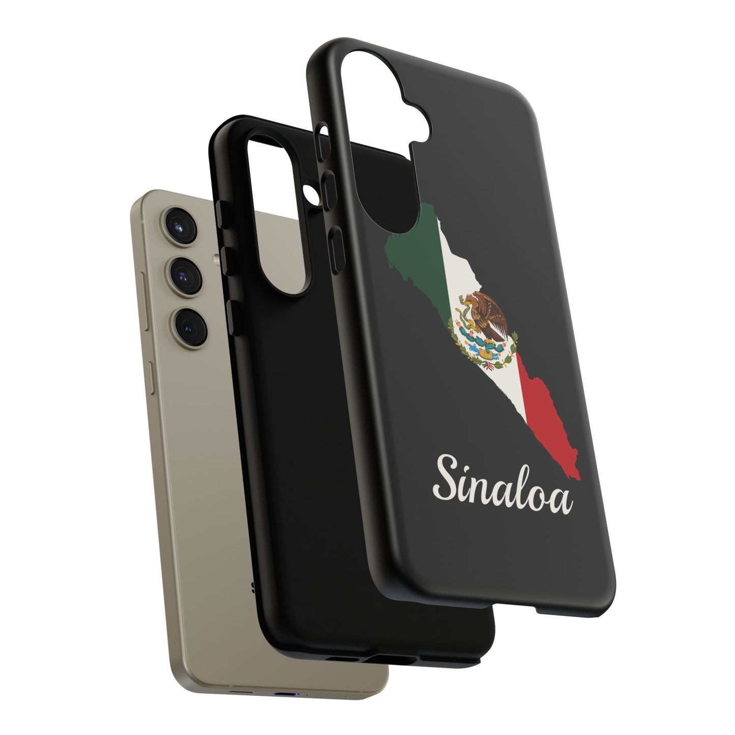 Sinaloa Mexico Flag Map Phone Case | Mexican American Pride Tough Case for iPhone & Samsung