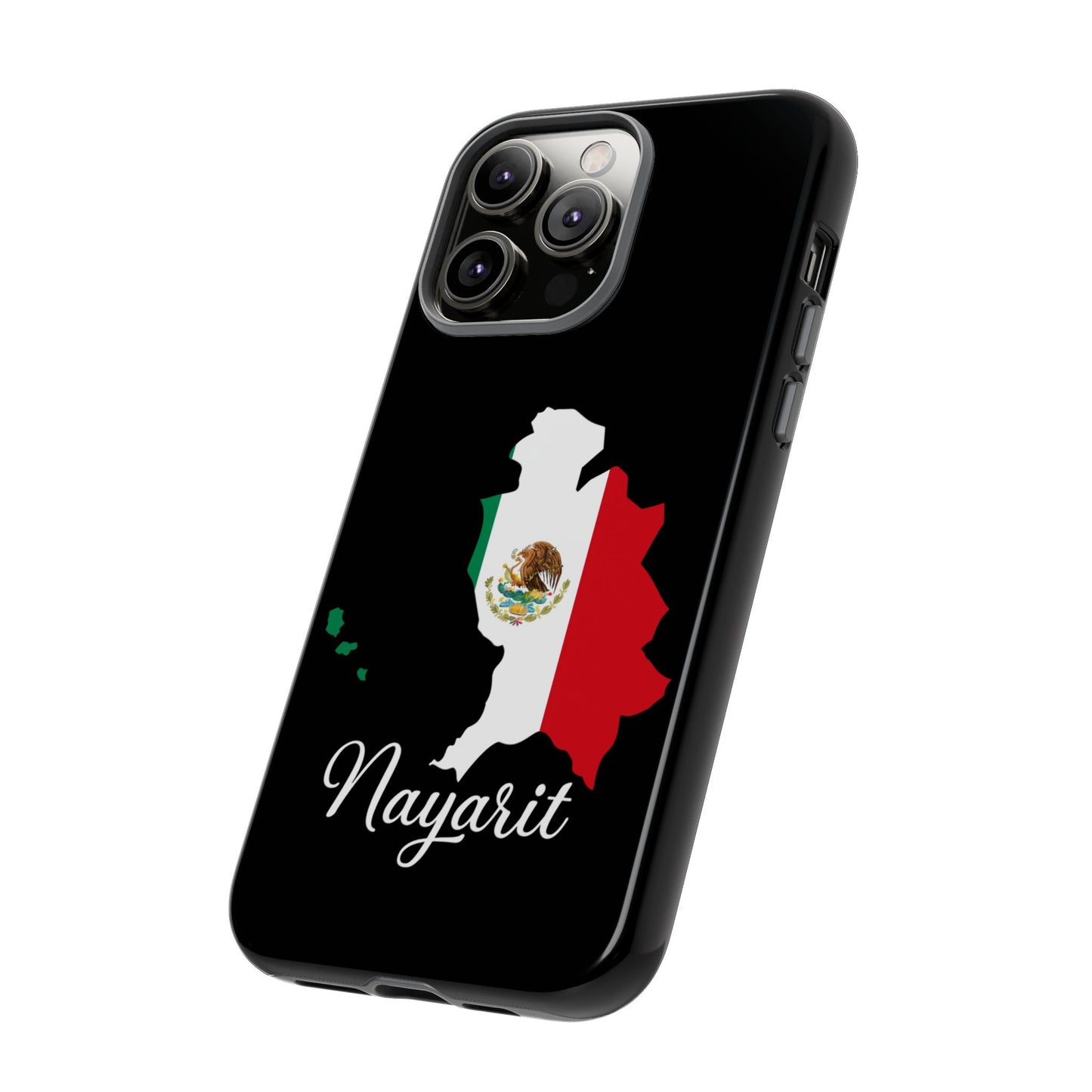 Nayarit Mexico Flag Map Phone Case | Mexican American Pride Tough Case for iPhone & Samsung