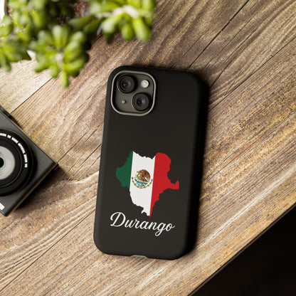 Durango Mexico Flag Map Phone Case | Mexican American Pride Tough Case for iPhone & Samsung