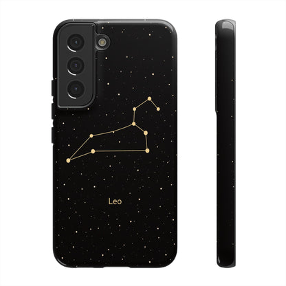 Leo Zodiac Constellation Phone Case – Luxe Gold Celestial Cover