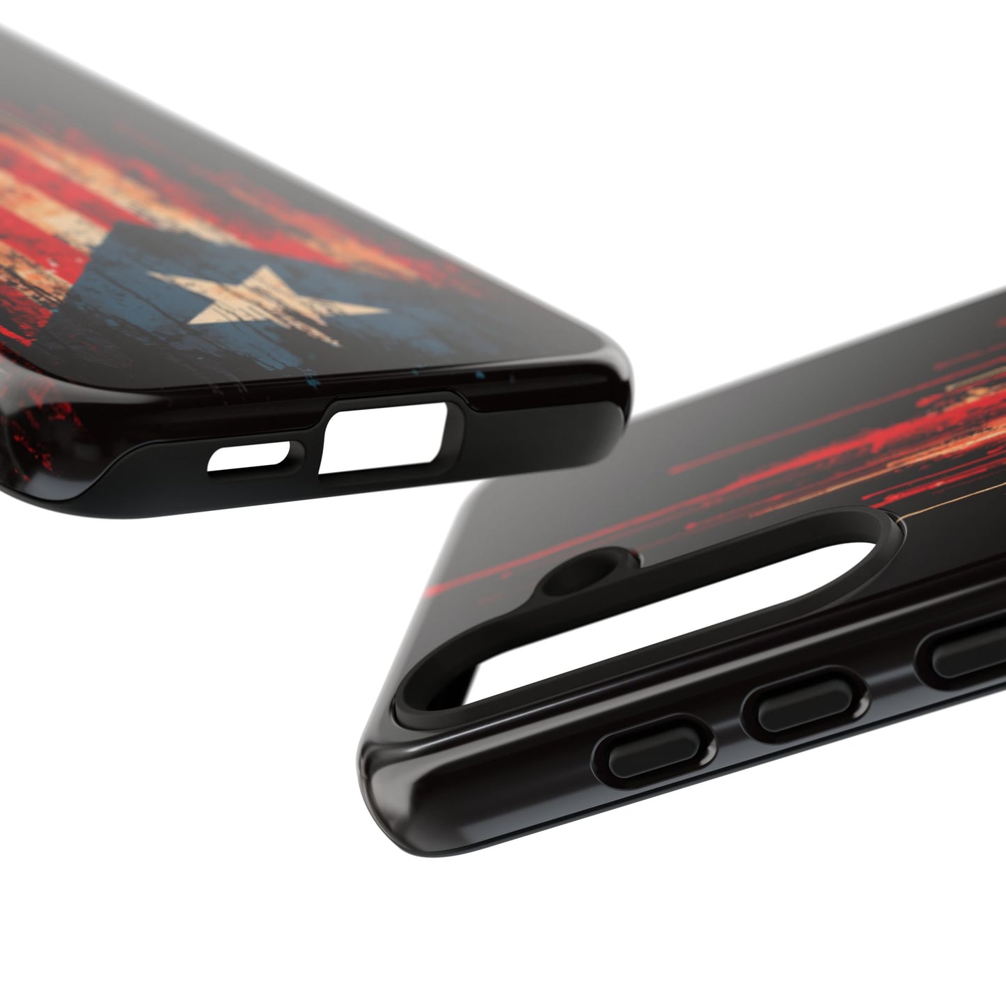Puerto Rico Flag Phone Case | Distressed Puerto Rican Flag Tough Case | Boricua Pride Protective iPhone Samsung Cover