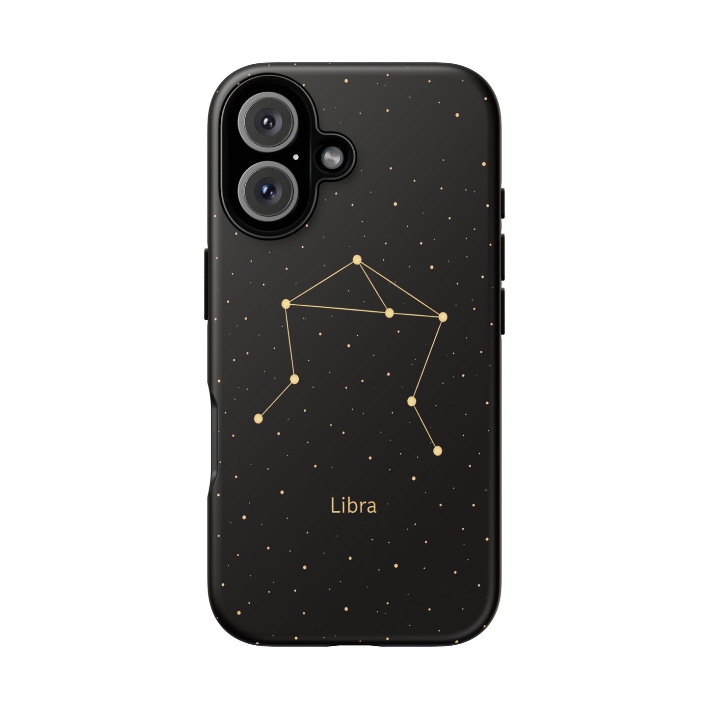 Libra Zodiac Constellation Phone Case – Luxe Gold Celestial Cover