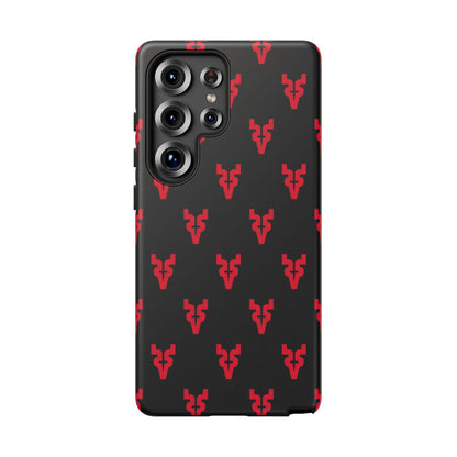 Mazatlán Bull Phone Case – Black Red Streetwear Tough Shockproof Cover