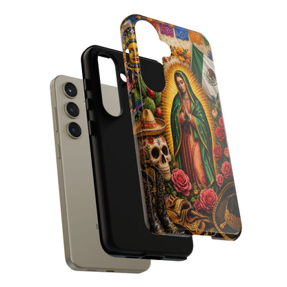 Virgen de Guadalupe Phone Case Mexican Floral iPhone Samsung Pixel Case
