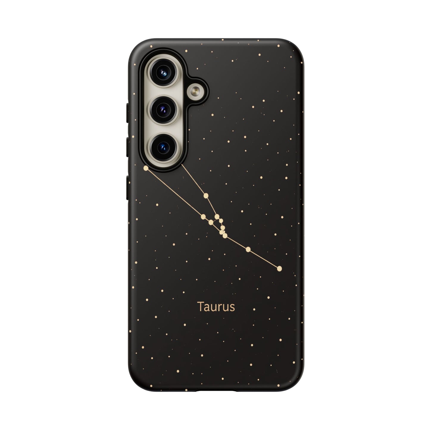 Taurus Zodiac Constellation Phone Case – Luxe Gold Celestial Cover