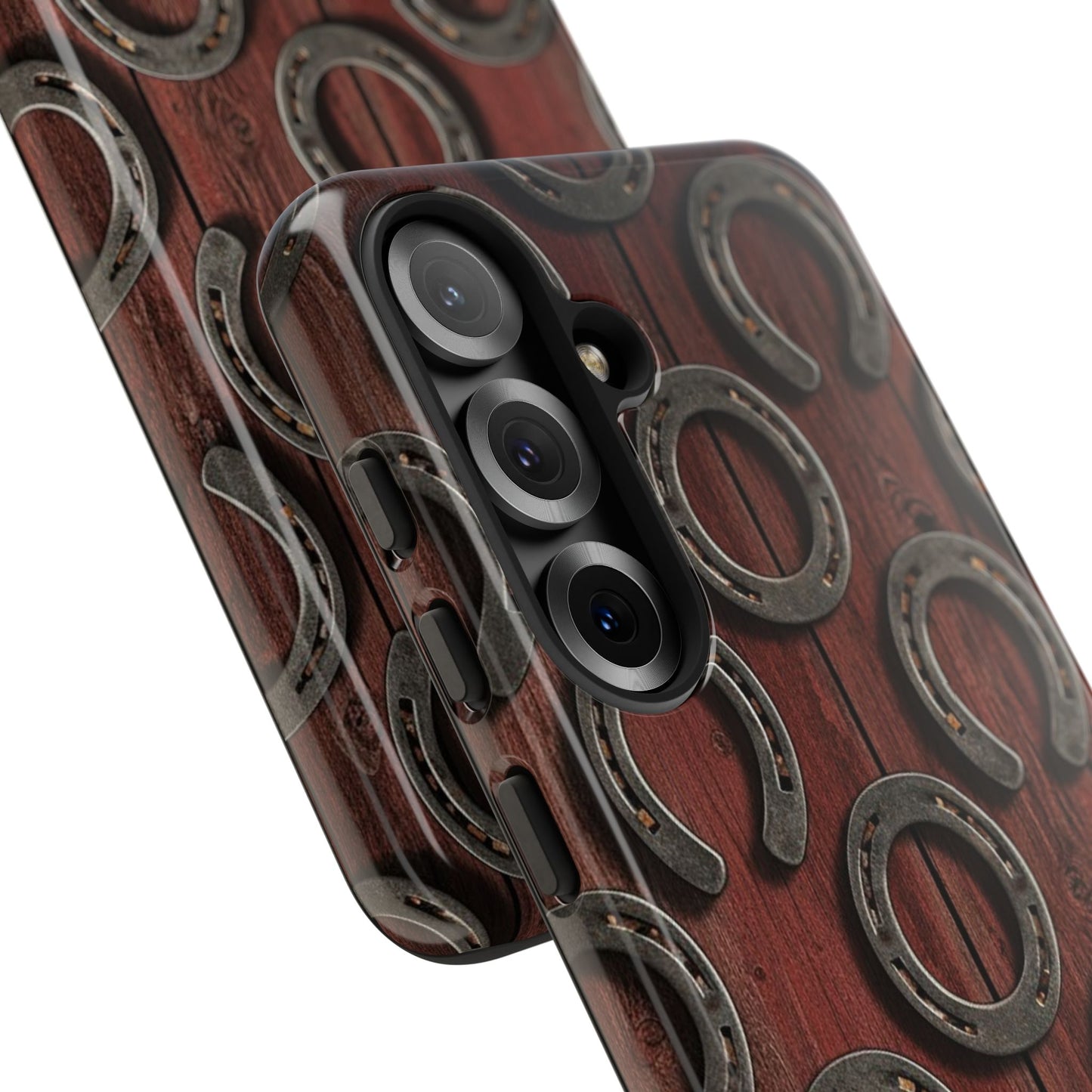 Rustic Horseshoe Western Phone Case – Cowboy Country Ranch Tough Case