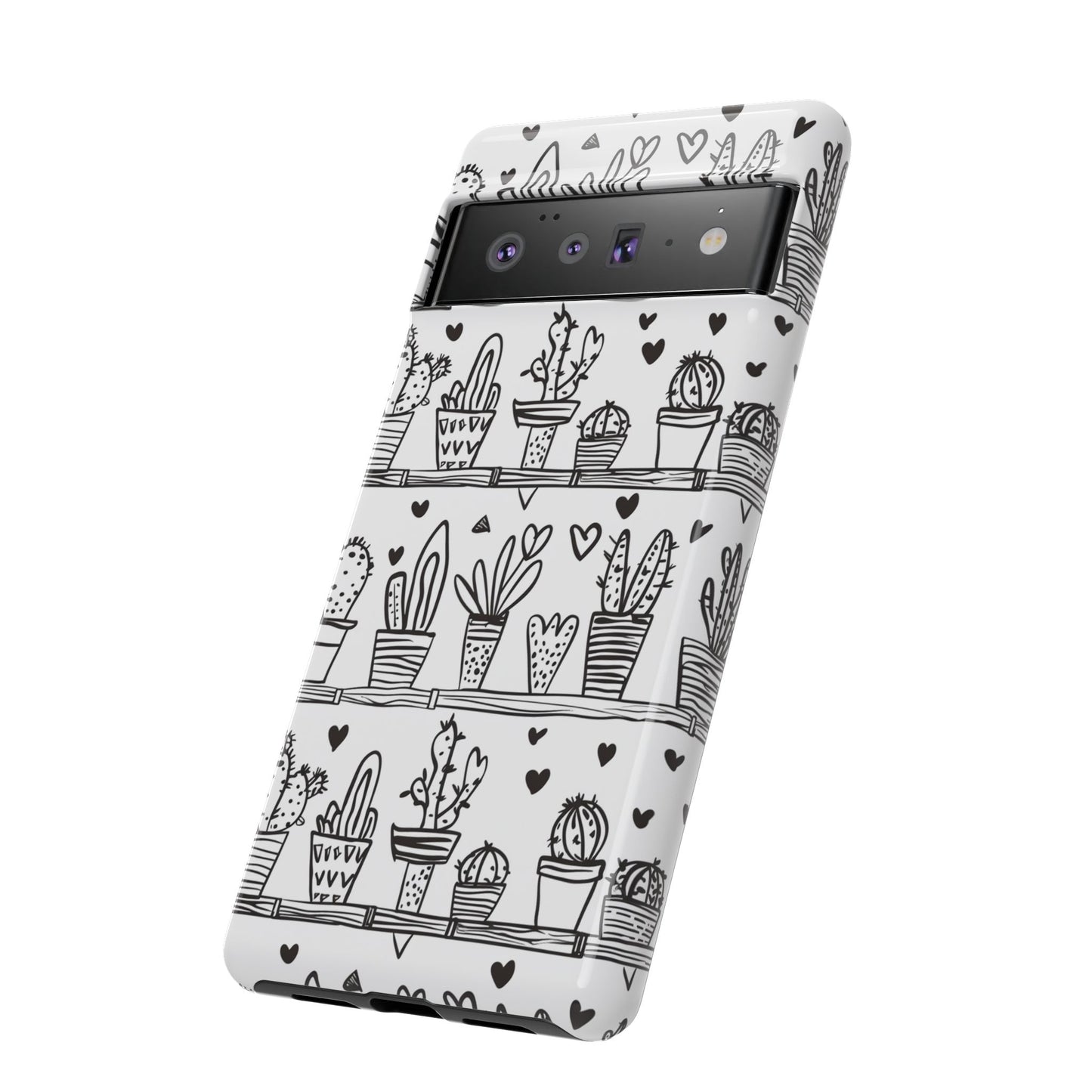 Cactus Succulent Phone Case Cute Plant Aesthetic iPhone Samsung Cover