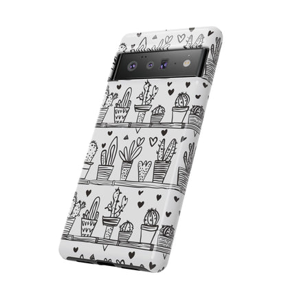 Cactus Succulent Phone Case Cute Plant Aesthetic iPhone Samsung Cover