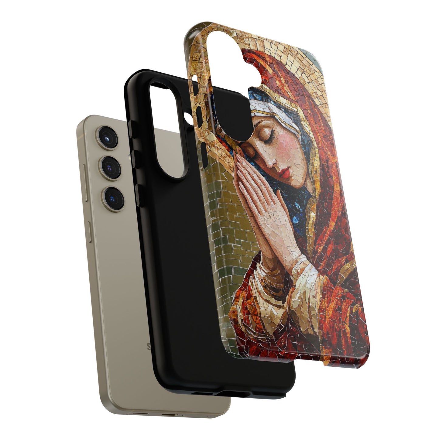 Virgin Mary Phone Case, Catholic Phone Case, Christian Aesthetic Case, Religious iPhone Case, Saint Art Case, Faith Gift