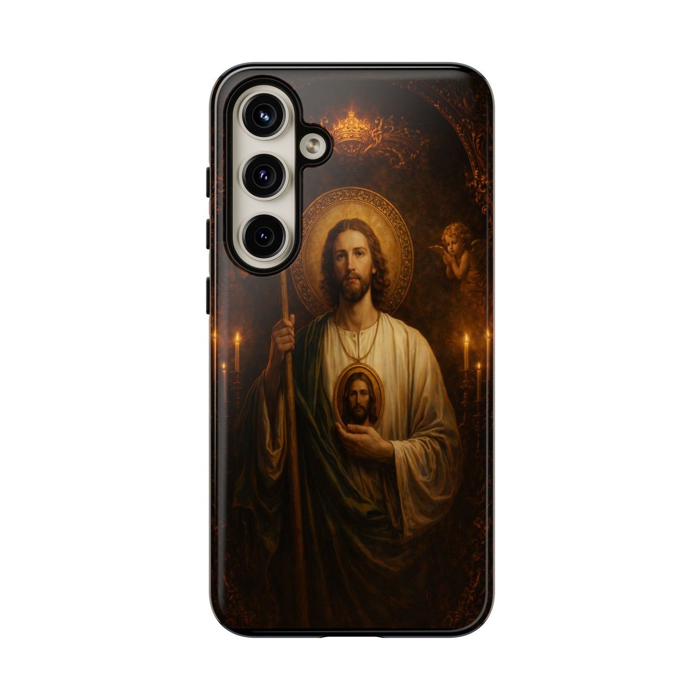 San Judas Phone Case Saint Jude Catholic Saint Religious Art Portrait Tough