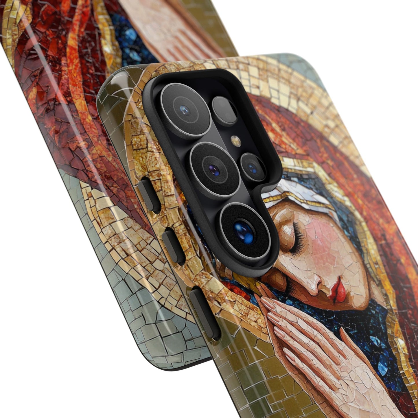 Virgin Mary Phone Case, Catholic Phone Case, Christian Aesthetic Case, Religious iPhone Case, Saint Art Case, Faith Gift