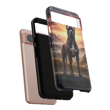Cane Corso Phone Case – Guard Dog Sunset Tough Case (iPhone, Samsung, Pixel) | Dog Lover Gift