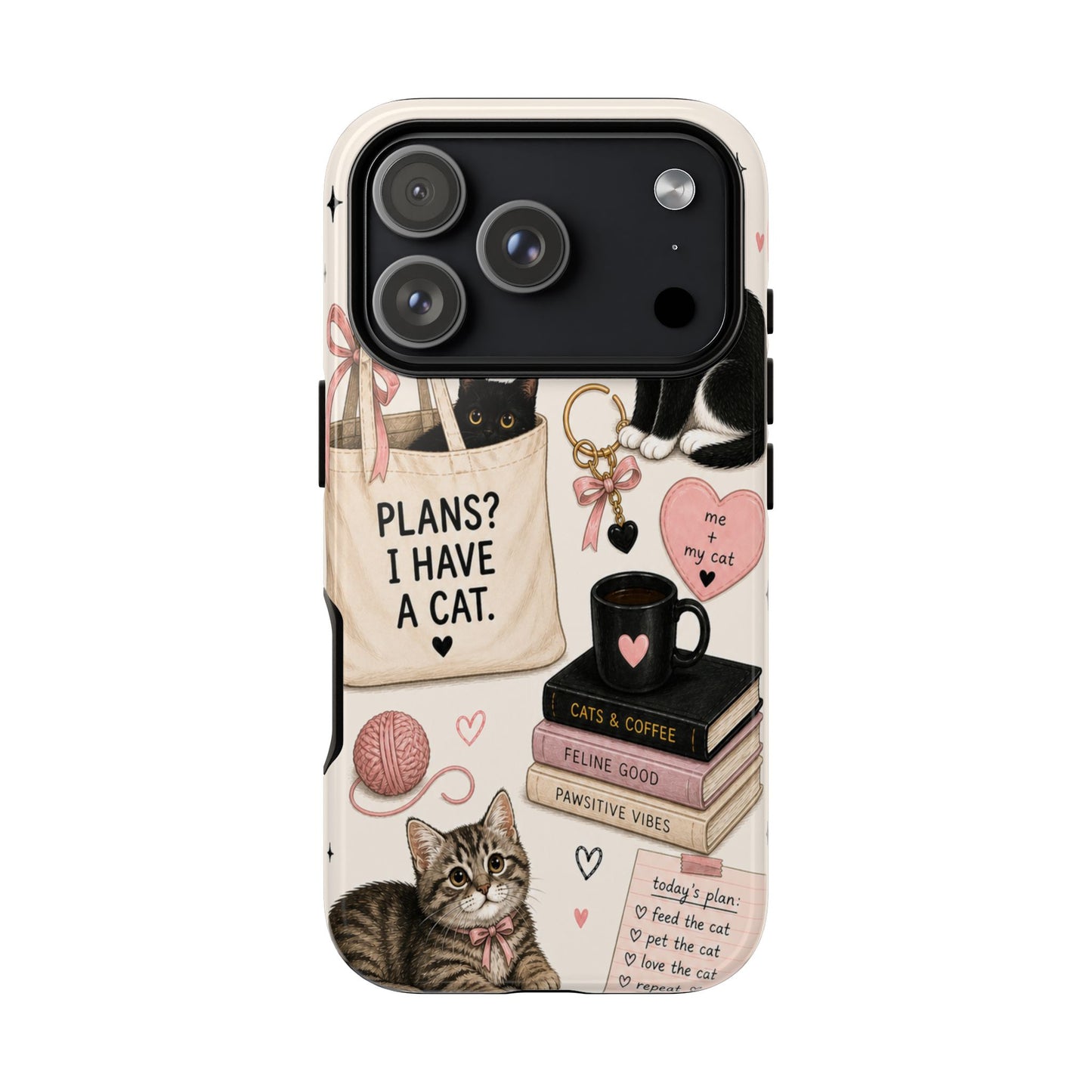 Cat Lover Phone Case | Plans? I Have A Cat Cute Aesthetic Cover