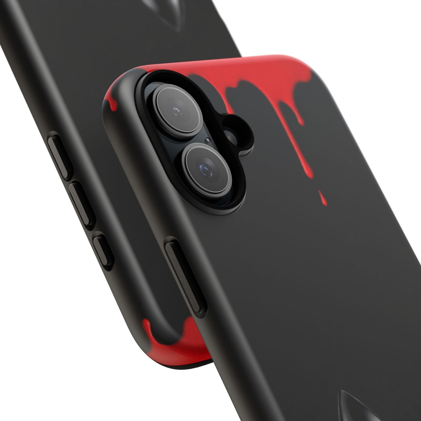Dark Feminine Red Drip Phone Case – Gothic Glam Tough Cover