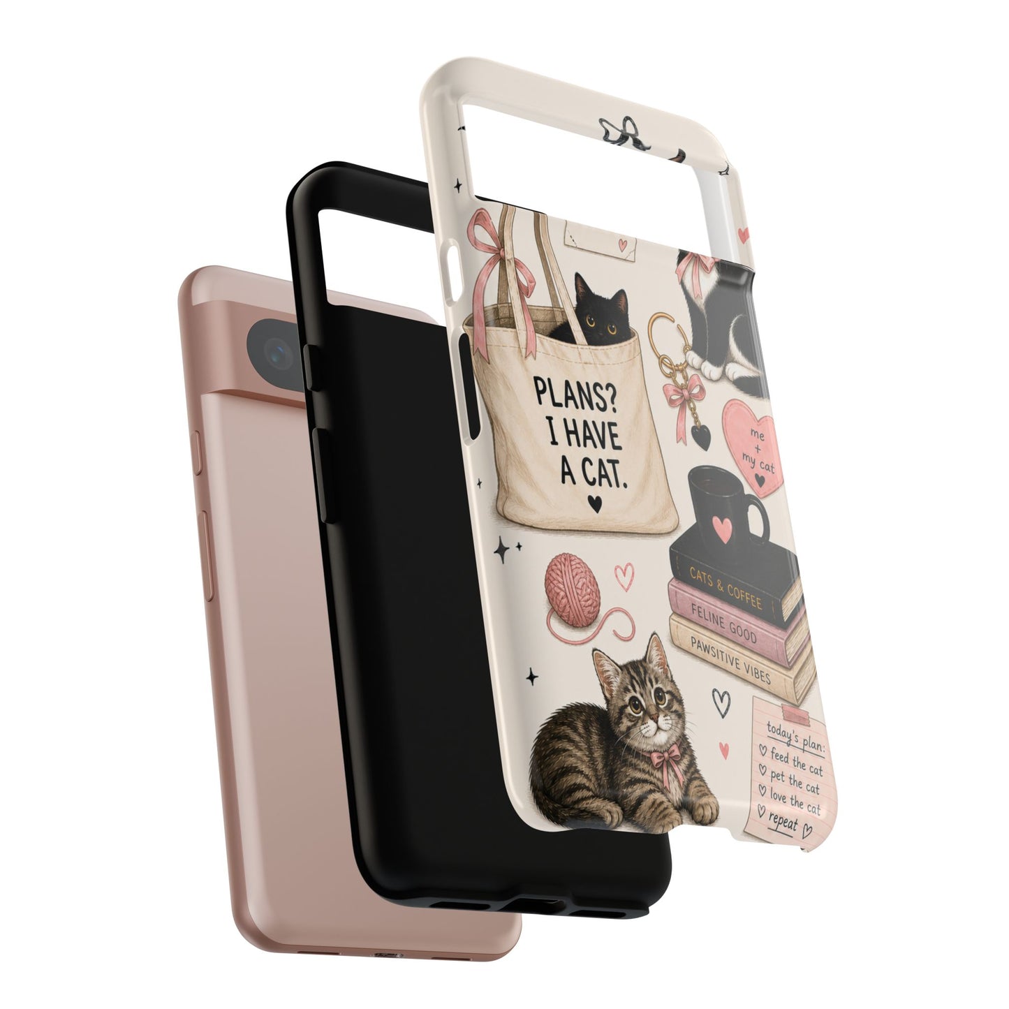 Cat Lover Phone Case | Plans? I Have A Cat Cute Aesthetic Cover