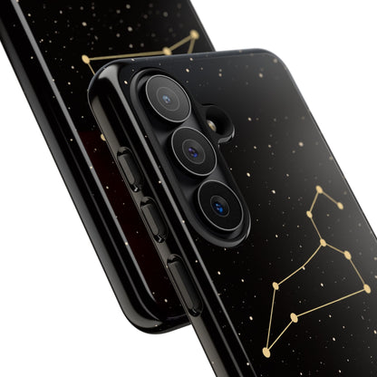 Leo Zodiac Constellation Phone Case – Luxe Gold Celestial Cover