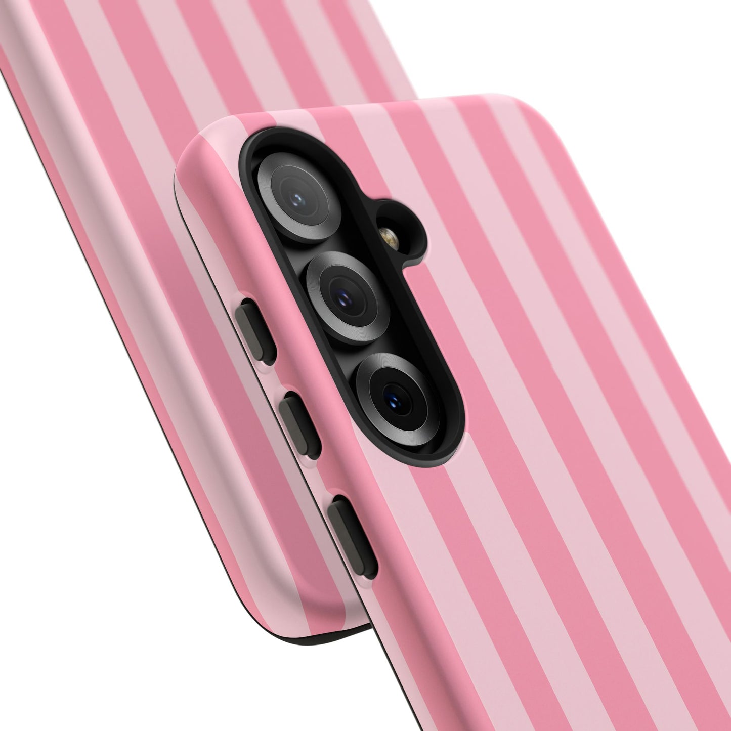 Pink Vertical Stripe Phone Case | Minimal Pastel Stripes Tough Case
