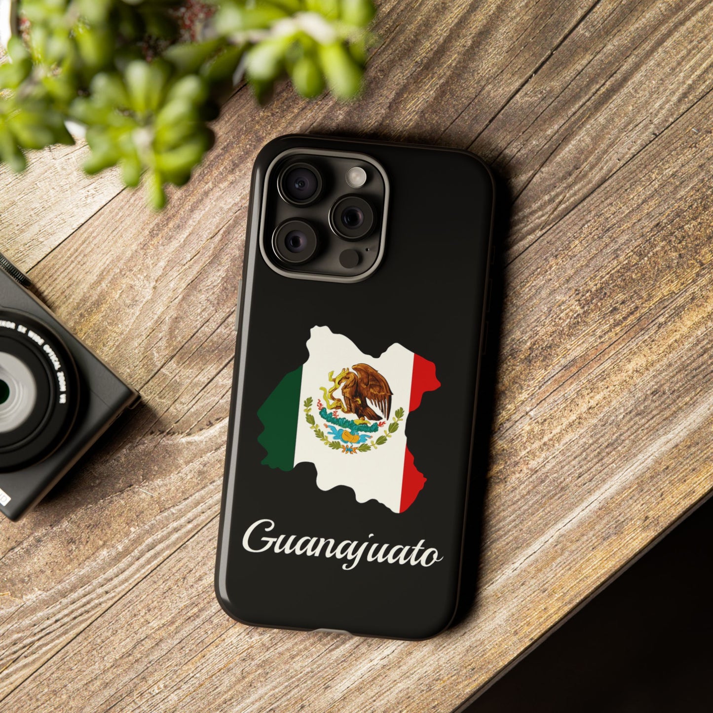 Guanajuato Mexico Flag Map Phone Case | Mexican American Pride Tough Case for iPhone & Samsung