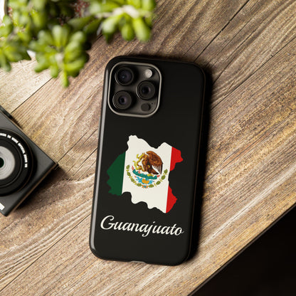 Guanajuato Mexico Flag Map Phone Case | Mexican American Pride Tough Case for iPhone & Samsung
