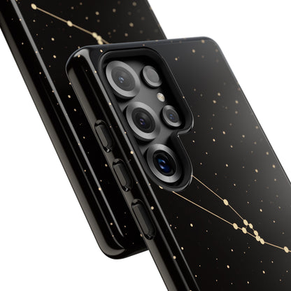 Taurus Zodiac Constellation Phone Case – Luxe Gold Celestial Cover