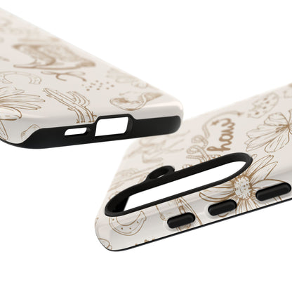 Western Cowgirl Phone Case for iPhone Samsung Galaxy Pixel Tough Case