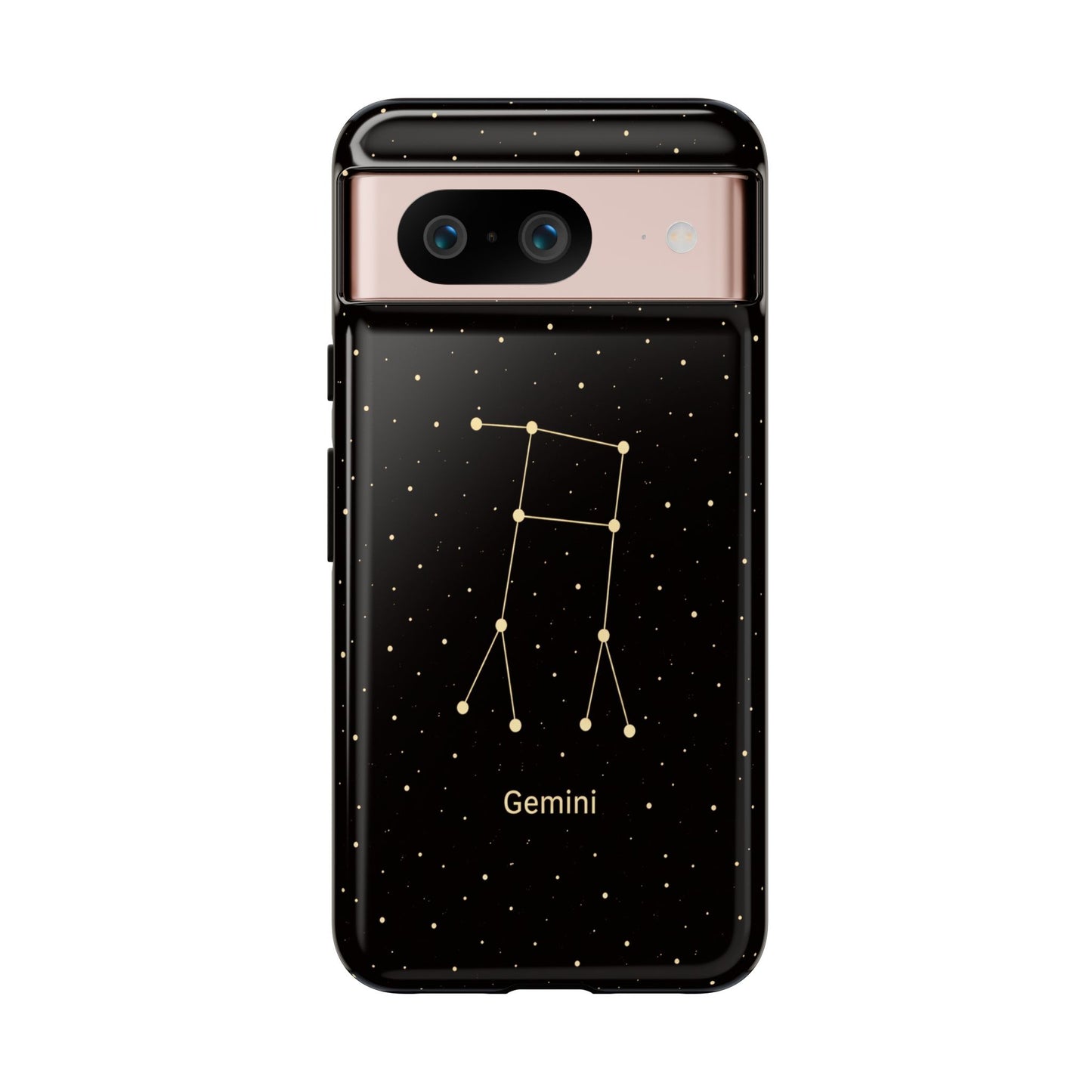Gemini Zodiac Constellation Phone Case – Luxe Gold Celestial Cover