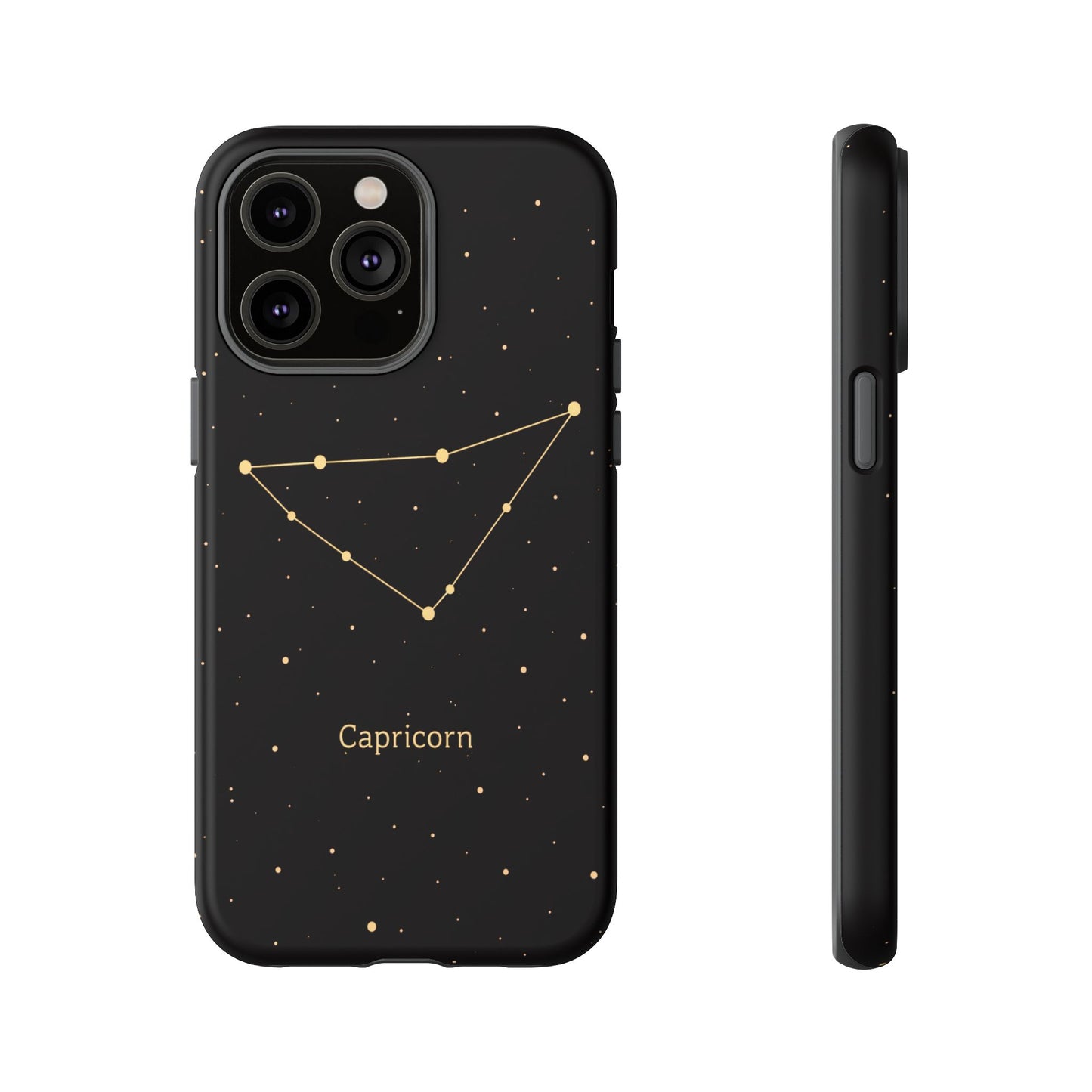 Capricorn Zodiac Constellation Phone Case – Luxe Gold Celestial Cover