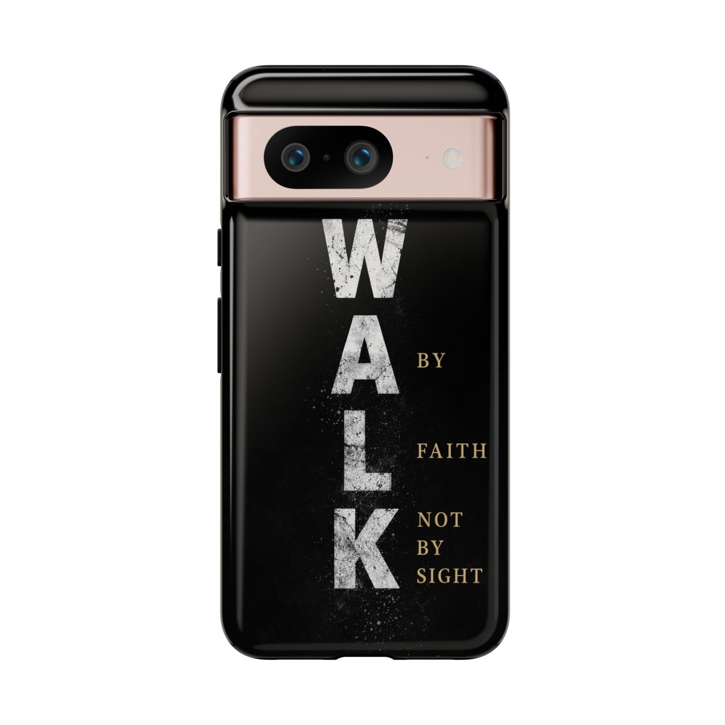 Walk by Faith Not by Sight Christian Phone Case Bible Verse Faith Cover