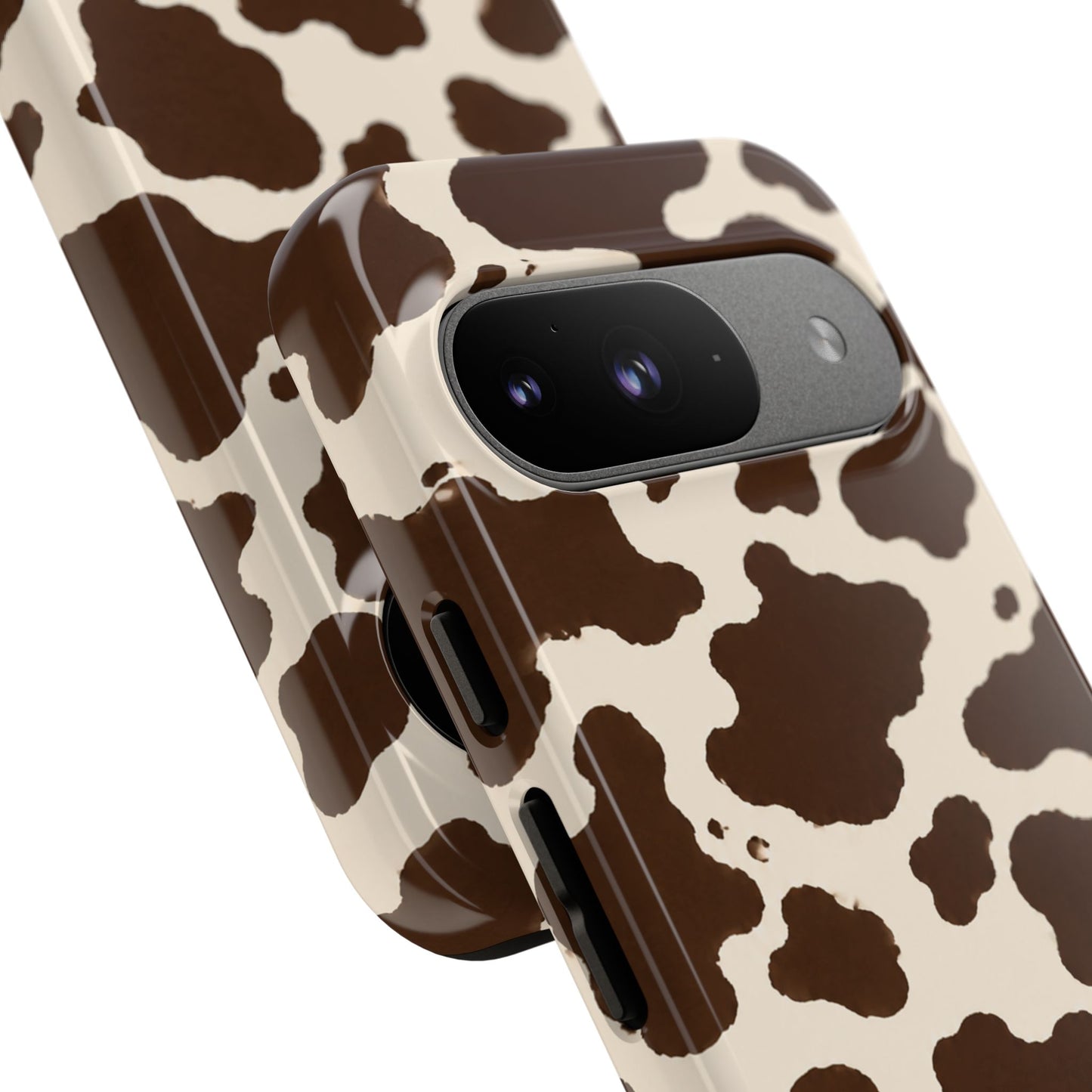 Western Cow Print Tough Phone Case for iPhone Samsung Galaxy Pixel