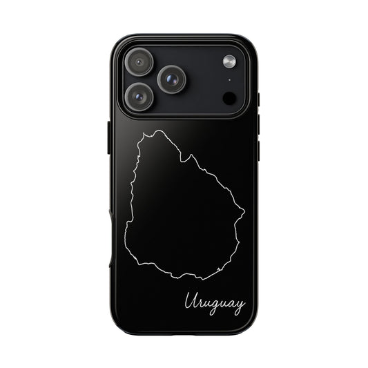 Uruguay Outline Phone Case – Minimal Country Map Tough Case (iPhone, Samsung, Pixel)