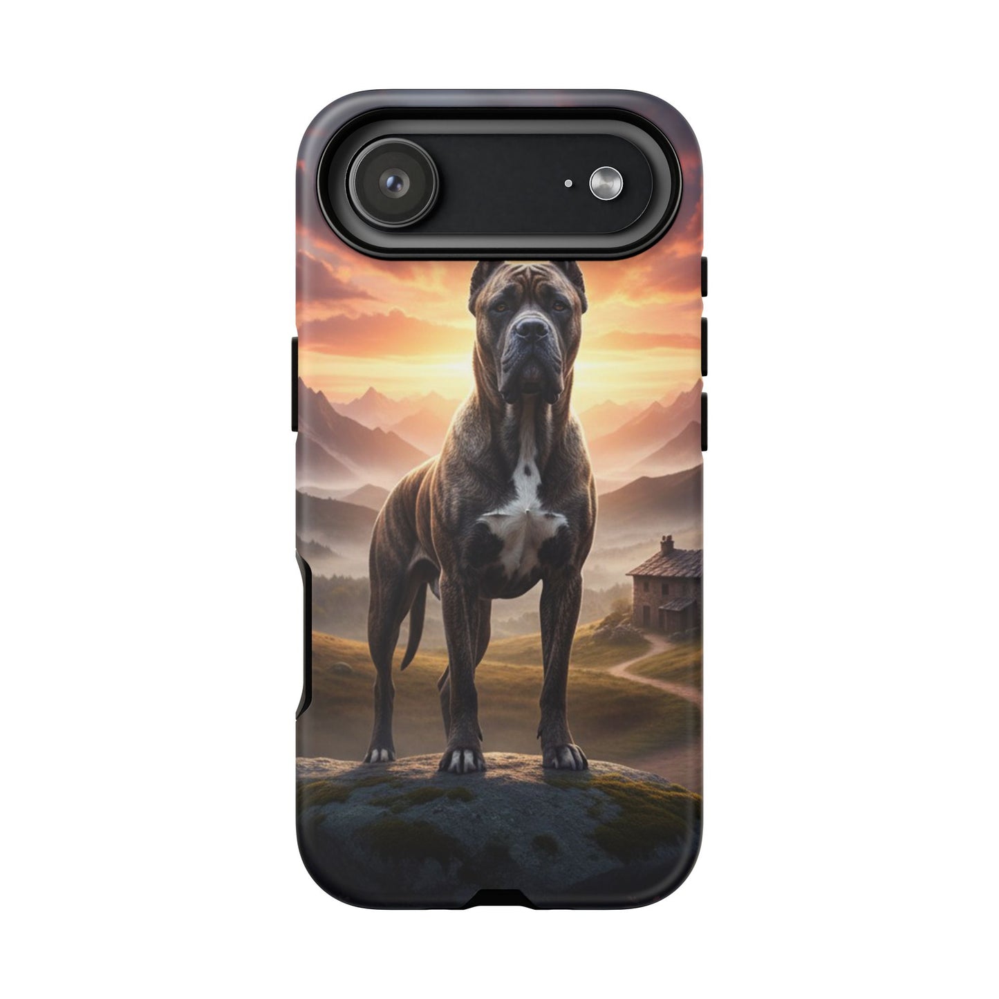 Cane Corso Phone Case – Guard Dog Sunset Tough Case (iPhone, Samsung, Pixel) | Dog Lover Gift