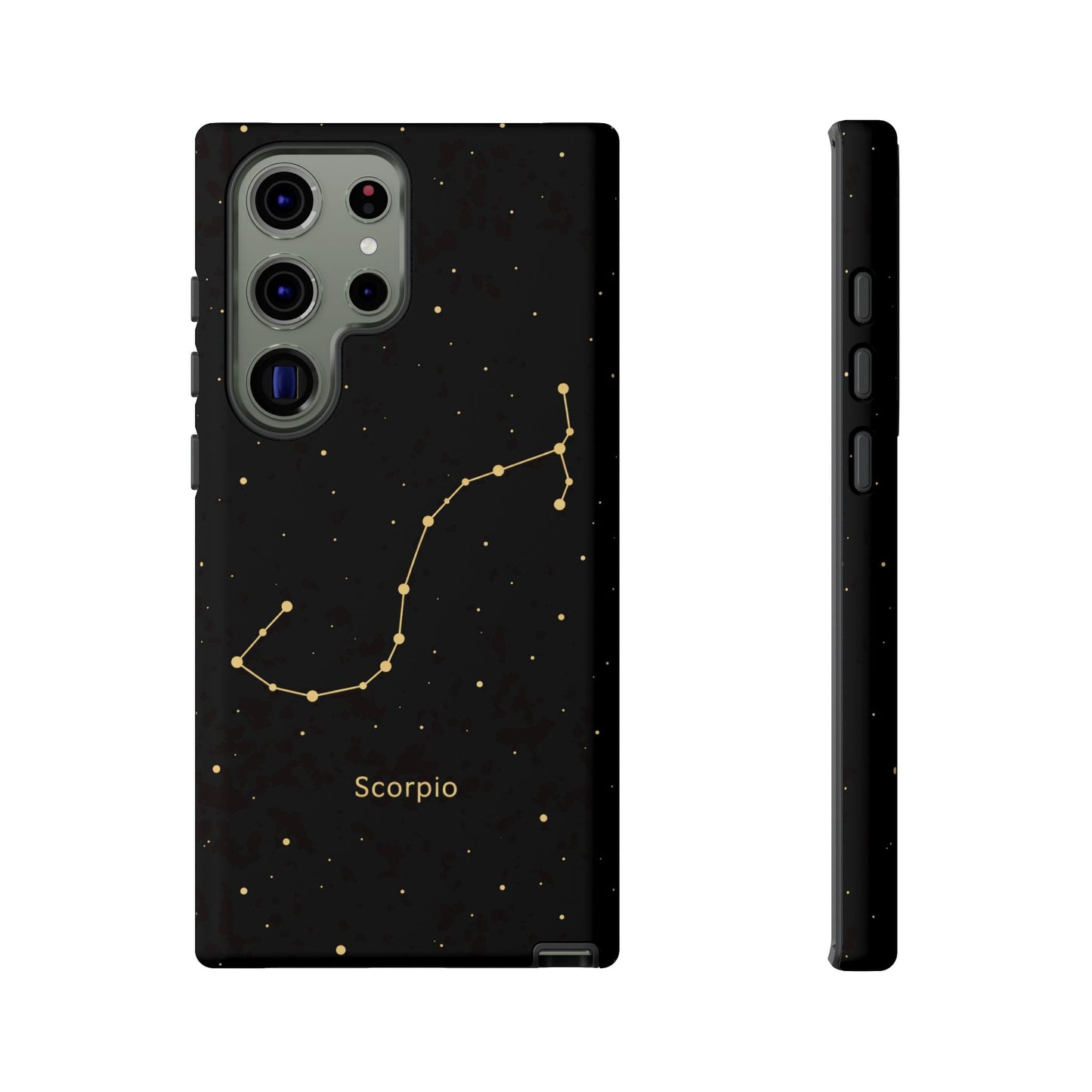 Scorpio Zodiac Constellation Phone Case – Luxe Gold Celestial Cover