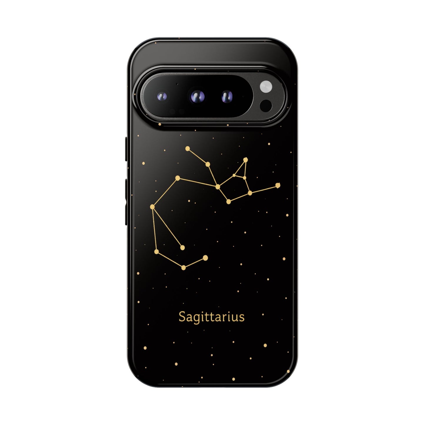 Sagittarius Zodiac Constellation Phone Case – Luxe Gold Celestial Cover