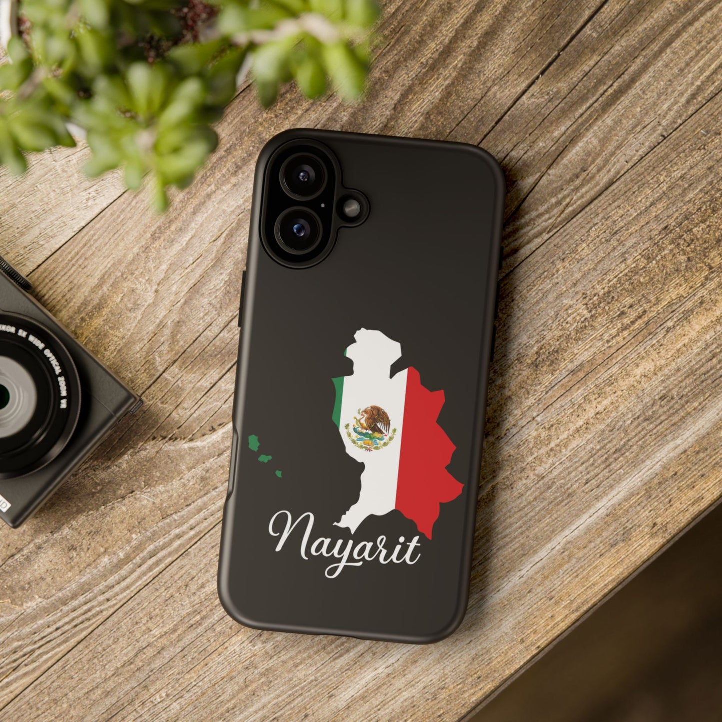 Nayarit Mexico Flag Map Phone Case | Mexican American Pride Tough Case for iPhone & Samsung