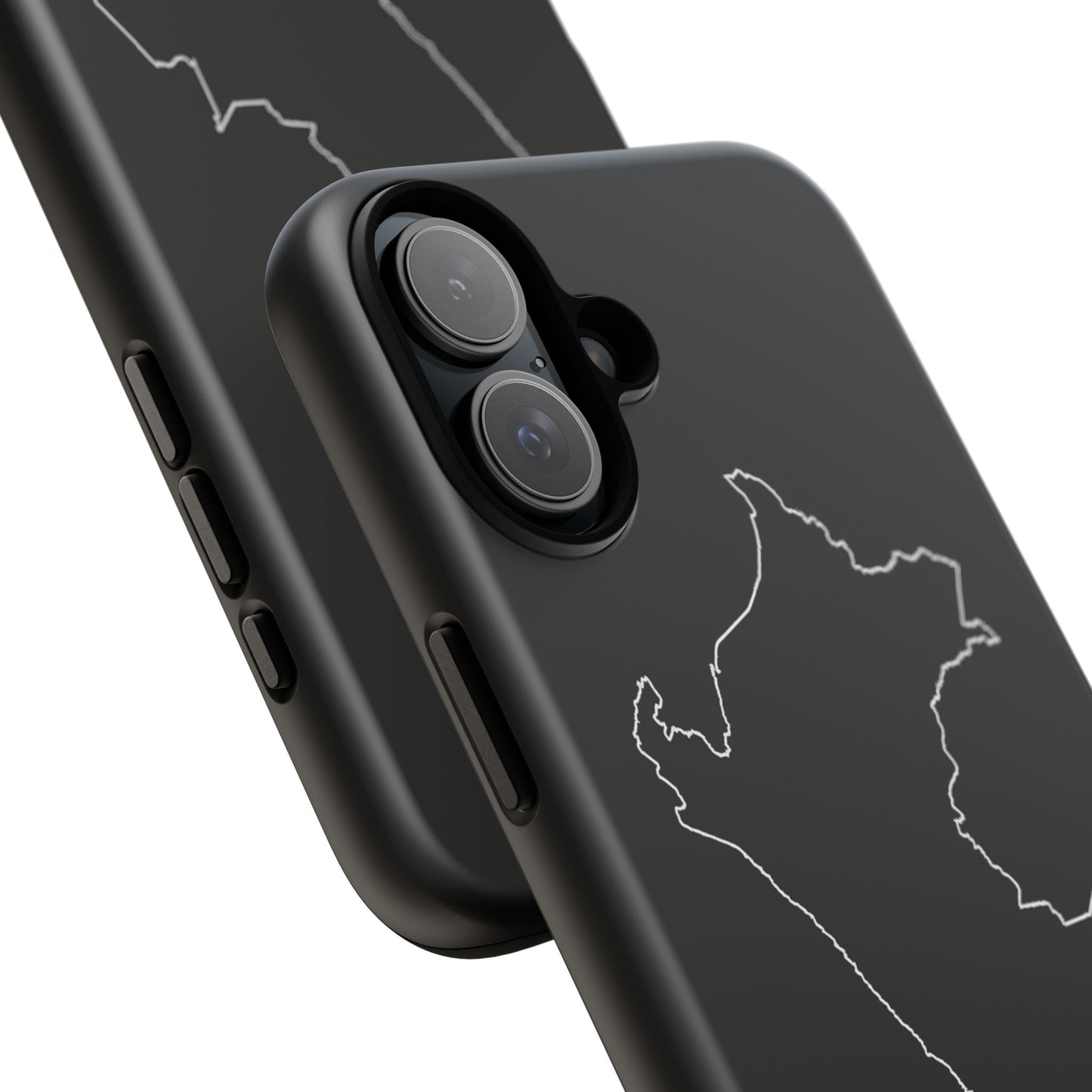 Peru Outline Phone Case – Minimal Country Map Tough Case (iPhone, Samsung, Pixel)