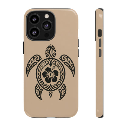 Polynesian Turtle Phone Case | Hawaiian Beach Tough Cover