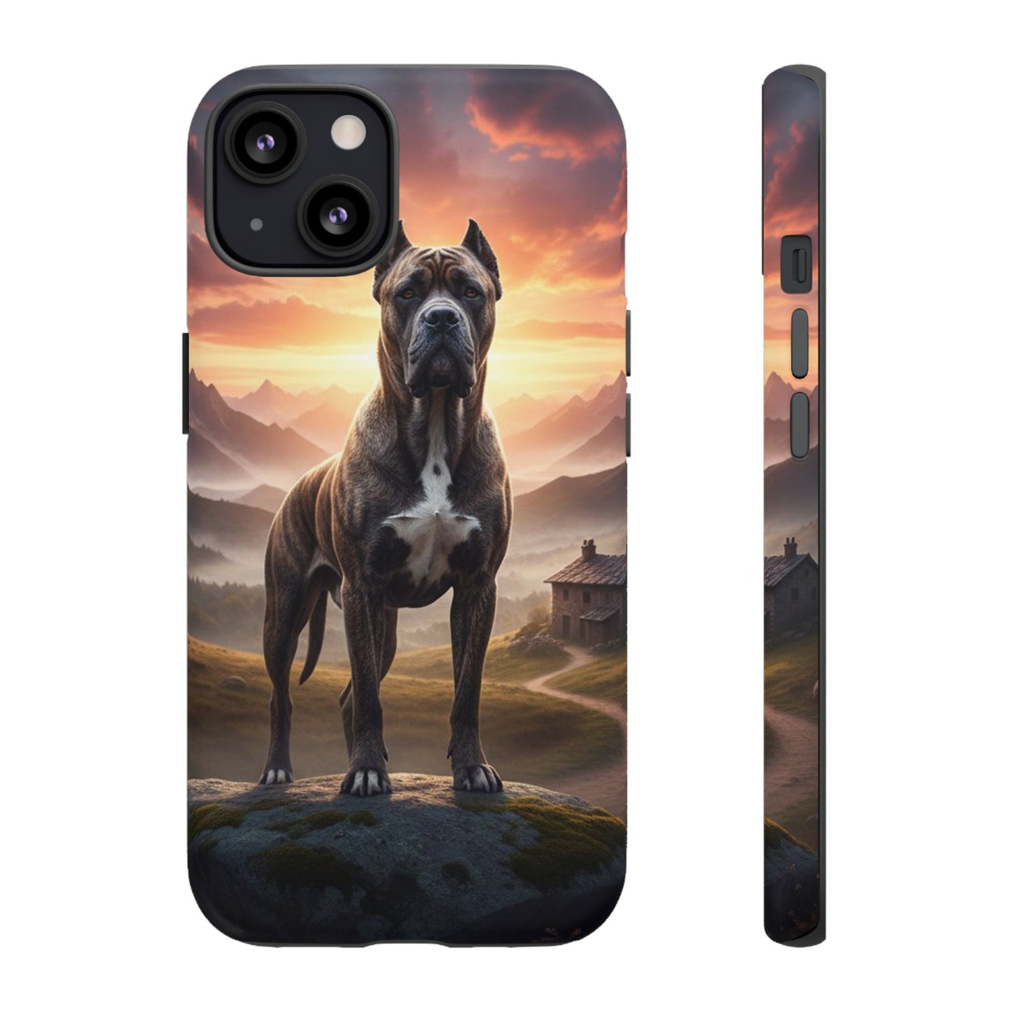 Cane Corso Phone Case – Guard Dog Sunset Tough Case (iPhone, Samsung, Pixel) | Dog Lover Gift