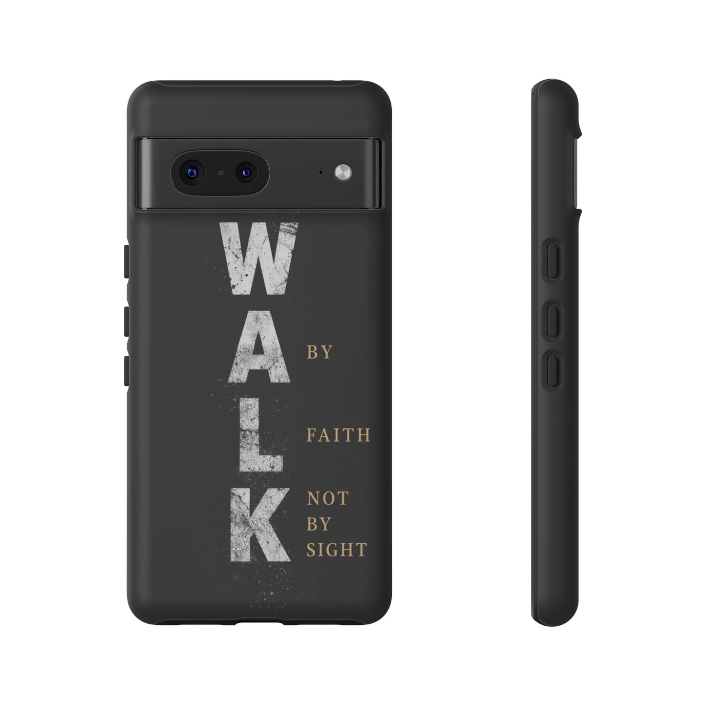 Walk by Faith Not by Sight Christian Phone Case Bible Verse Faith Cover