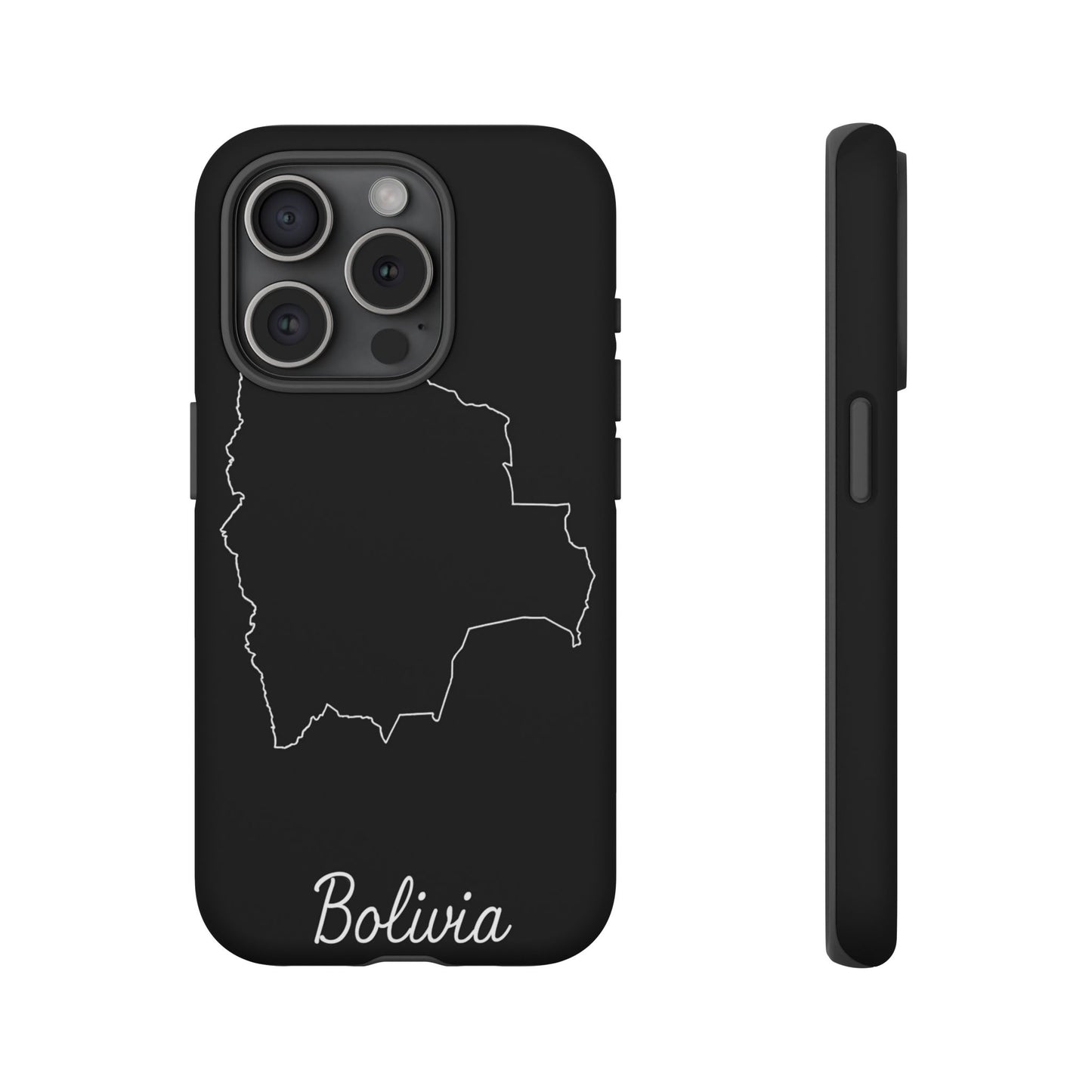Bolivia Outline Phone Case – Minimal Country Map Tough Cover