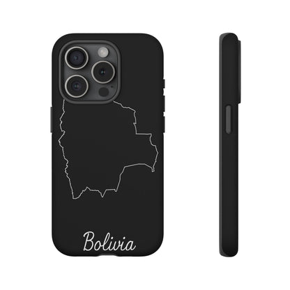 Bolivia Outline Phone Case – Minimal Country Map Tough Cover