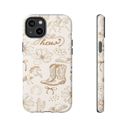 Western Cowgirl Phone Case for iPhone Samsung Galaxy Pixel Tough Case
