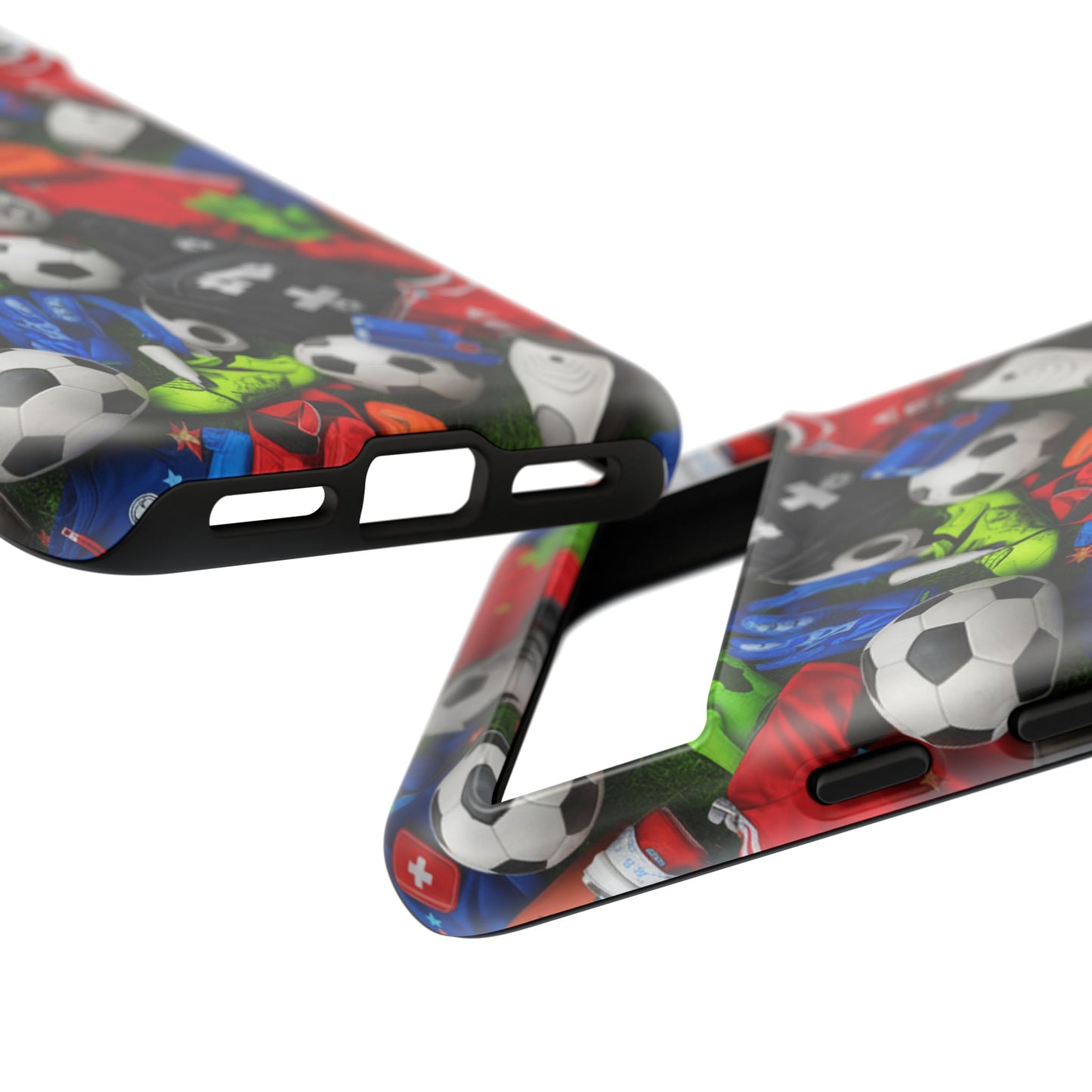 Soccer Ball Pattern Phone Case – Sports Fan Tough Protective Game Day Case