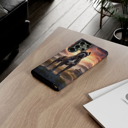 Cane Corso Phone Case – Guard Dog Sunset Tough Case (iPhone, Samsung, Pixel) | Dog Lover Gift
